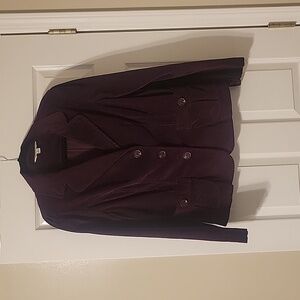 Plum St. John's Bay Size Large corduroy blazer.
